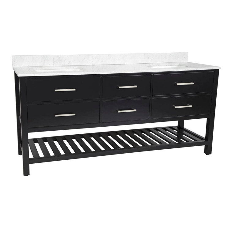 Red Barrel Studio® 72" Double Bathroom Vanity Set Wayfair